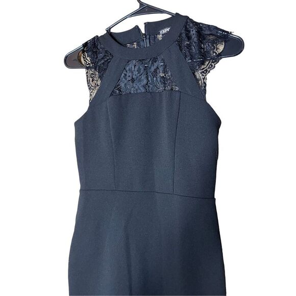 Express Sleeveless Lace Sheath Dress Size 0 - Picture 2 of 9